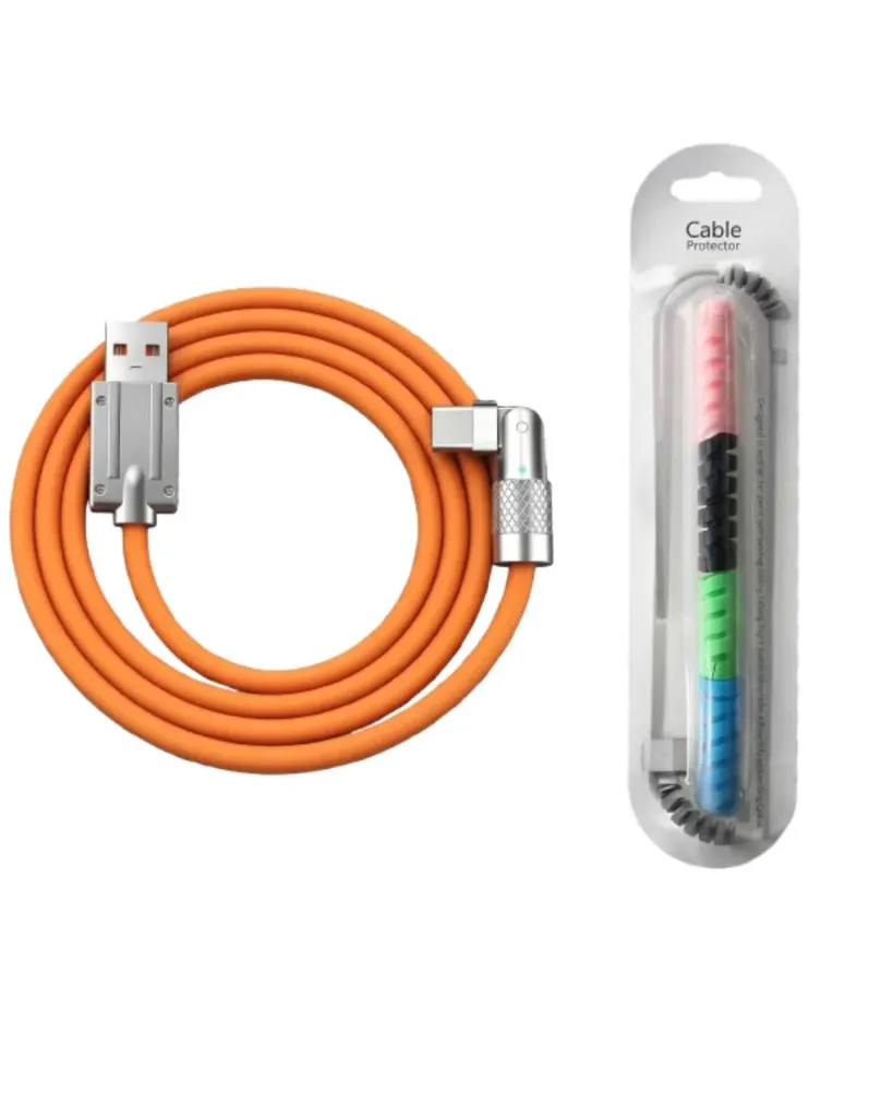 120W Fast Charging Gaming Cable + Cable protector