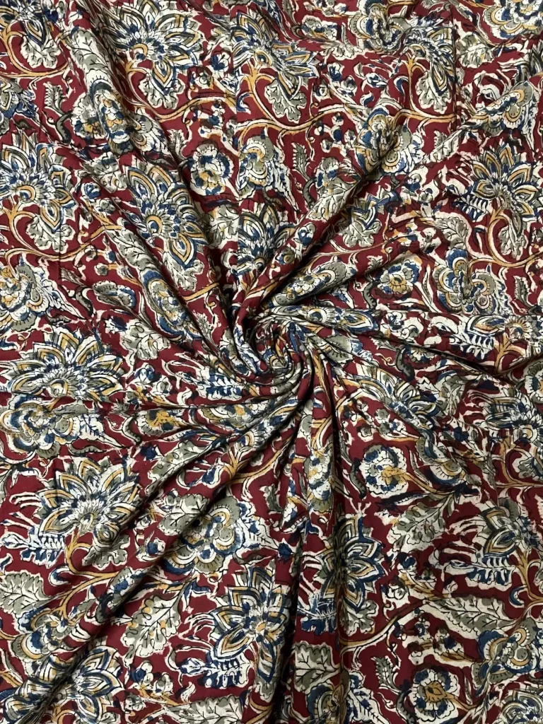 Women cotton dress material (Red)