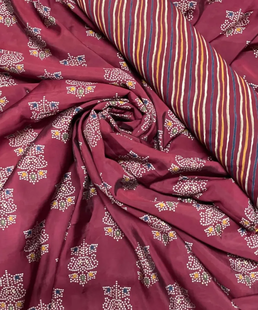 Women cotton blend dress material (Red)